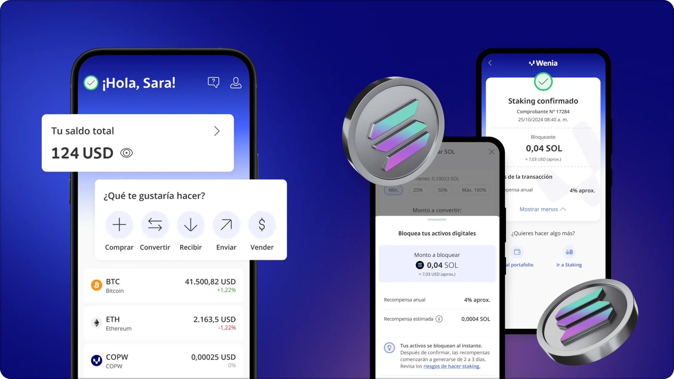 Wenia — Dual-Platform Crypto Wallet